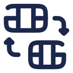 Video Frame Replace SVG Icon